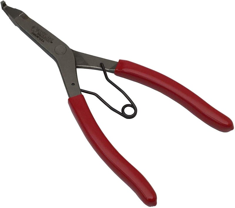 Wilde Tool G409NP Angle Tip Lock Ring Pliers 9 inch with Satin Finish