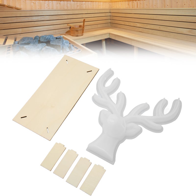 Deer Silicone Mold: 1 Pack Reusable Eco-Friendly Silicone Mold - Easy Demould Smooth Surface Resin Casting Mold for DIY Resin Art, Sauna Decoration, Beauty Salon Ornaments - Image 4
