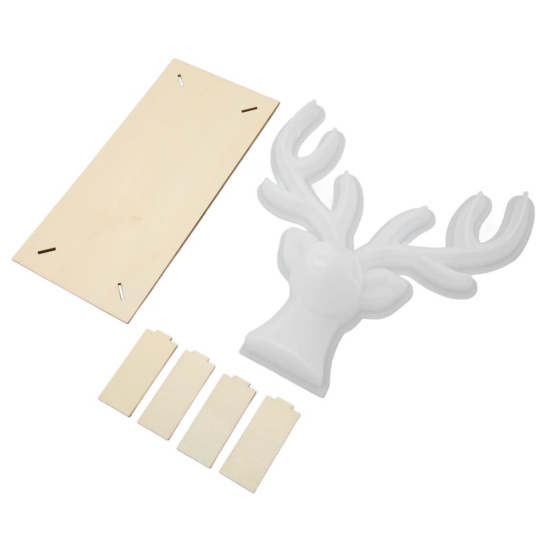 Deer Silicone Mold: 1 Pack Reusable Eco-Friendly Silicone Mold - Easy Demould Smooth Surface Resin Casting Mold for DIY Resin Art, Sauna Decoration, Beauty Salon Ornaments - Image 3