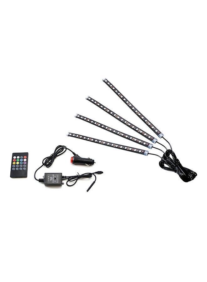 MUNTAQI One For Four 18 LED Car Atmosphere Foot Lights