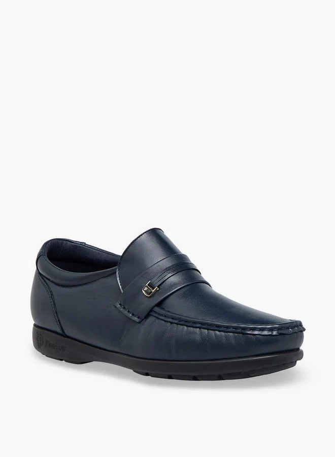 بينوسوس Men Slip-On Leather Loafers