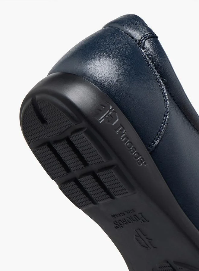 Pinosos Navy Men Slip-On Genuine Leather Loafers for Men | Best Price UAE