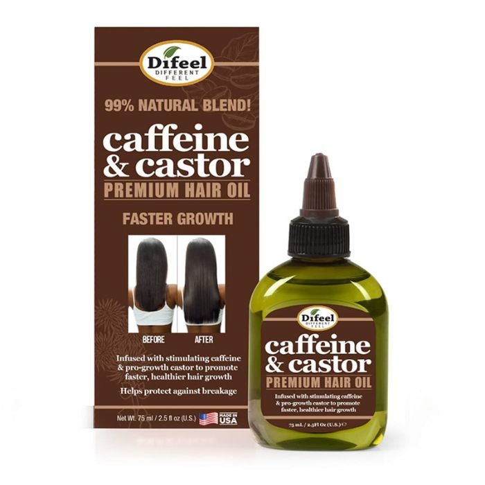 Difeel Caffeine & Castor Premium Hair Oil 75ml