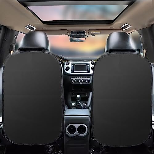KEVWR 2 Pack Car Kick Mats Back Seat Protector Seat Back Protector for Vehicles to Protect from Dirt Mud and Scratches Fits Most SUVs and Vans Waterproof Oxford Durable Car Seat Back - Image 1
