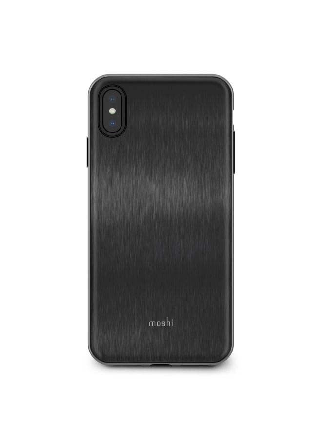 موشي غطاء حمايةٍ واق لهاتف آيفون XS ماكس أسود أرمور - Image 1