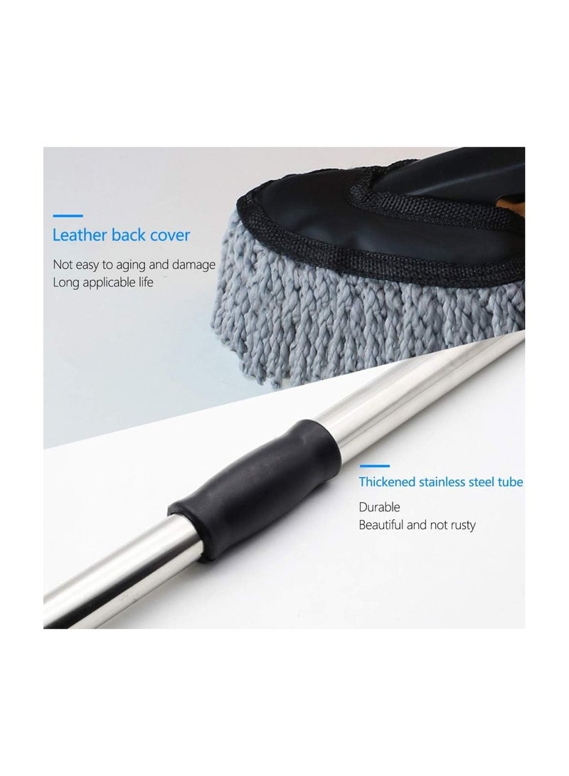 Soft Microfiber Duster Telescoping Car Window Clean - Image 2