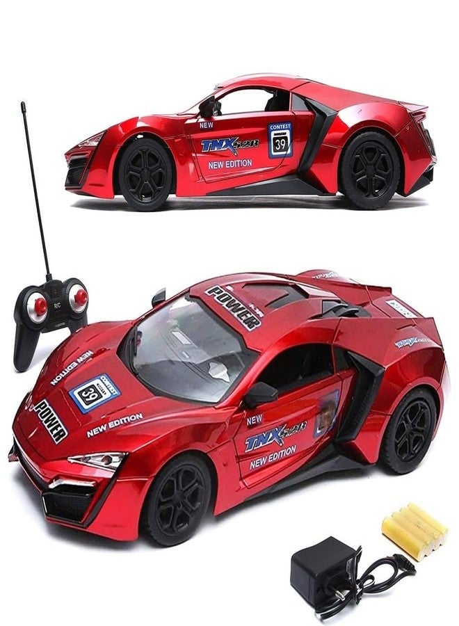 Wizplex WizToy Italian Sports Remote Control Car with LED Lights and USB Charging Toy for Kids | RC Car Toy for Boys & Girls of 3-10 Years Age | High Speed & Range - Image 1