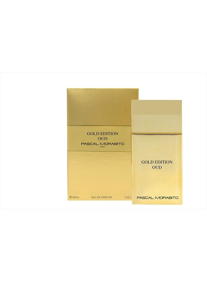 PASCAL MORABITO Gold Edition Oud- 3.4 Oz Eau De Parfum - Fragrance Mist For Men - Oriental Amber Scent - Cologne Spray With Amber, Cedar, Incense, Sandalwood Accords - Image 3