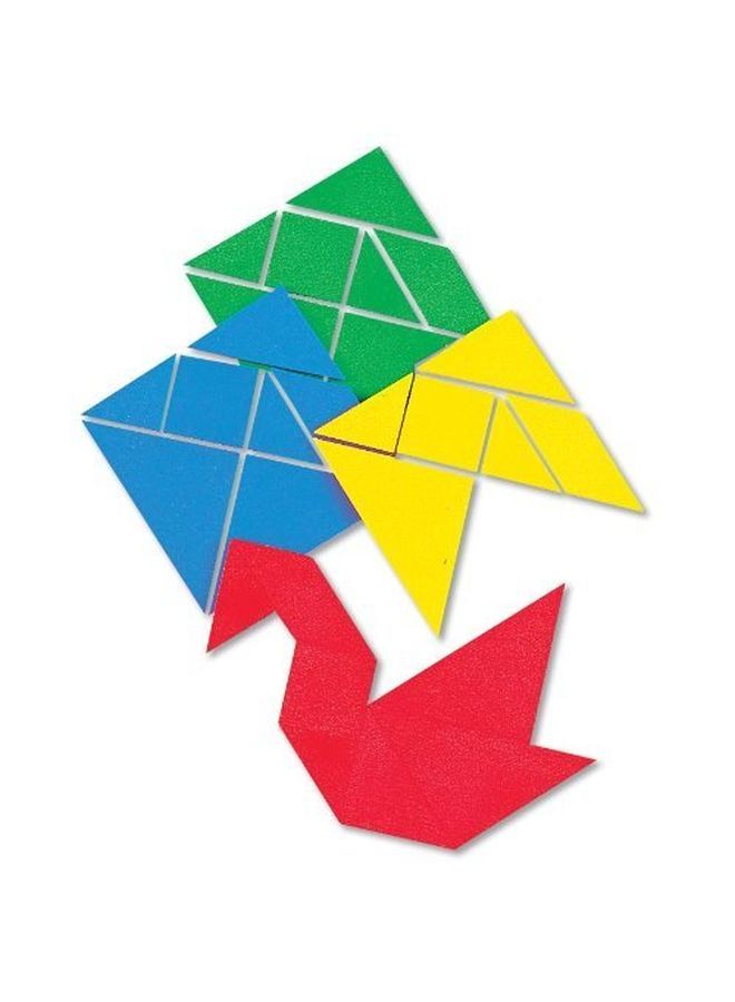 hand2mind Eta Small Plastic Tangrams Set Of 4 - Image 1