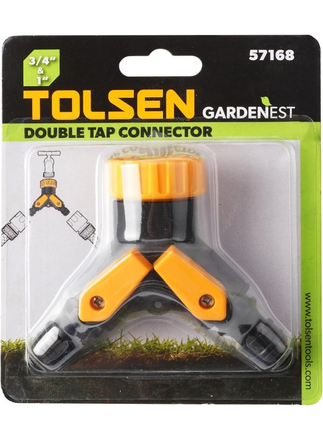 Tolsen Double Tap Connector 3/4" + 1" - Image 1