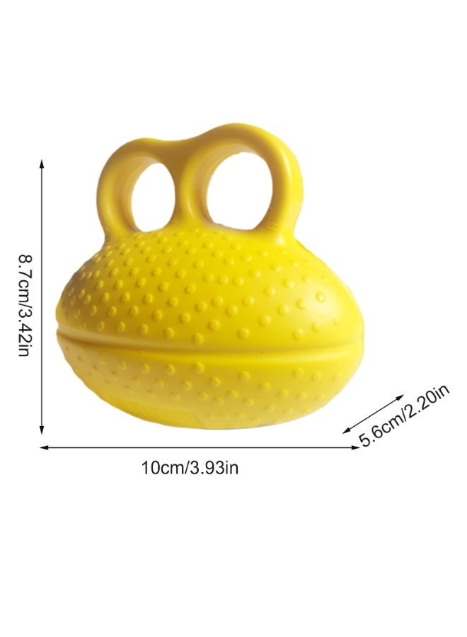 Chabeia Grip Strength Ball Trainer - Hand Exercise Device, Finger Flexor with, Portable Multifunctional Gripper Massage Fitness Equipment, Finger Extension Exerciser for Rehab, Arthritis, Carpal Tunnel（Yellow） - Image 2