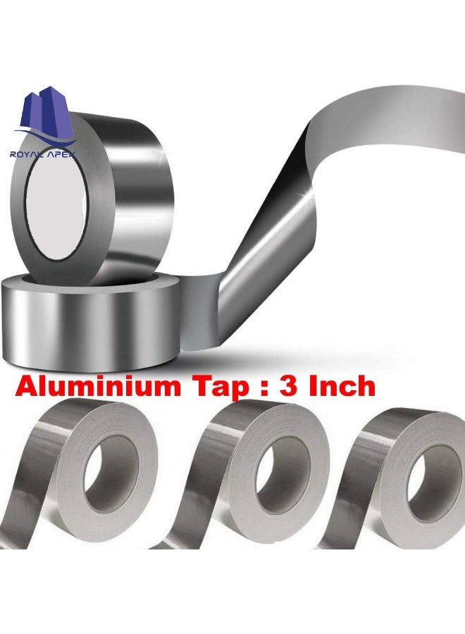 Royal Apex Multi-Purpose Strong Aluminium Foil Adhesive Insulation Tape For Roof Leak Surface Crack Window Sill Gap Pipe Rupture Boat Sealing Etc‚  - Image 2