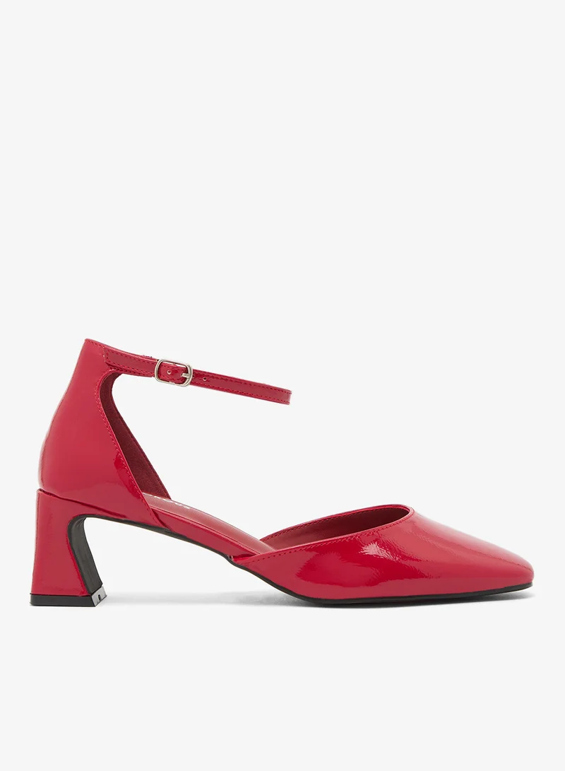 Casual Ankle Strap Heeled Sandals