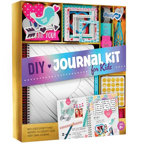 Pretty Me DIY Journal Kit for Girls Gift for 814 Year Old Girl Cool Birthday Gifts Ideas for Teens Fun Cute Art Crafts Kits for Tween Teenage Kids Scrapbook Diary Supplies Toy Set - Image 1