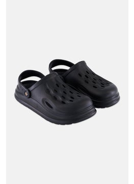 Men Mantegna Sling Back Clogs, Black