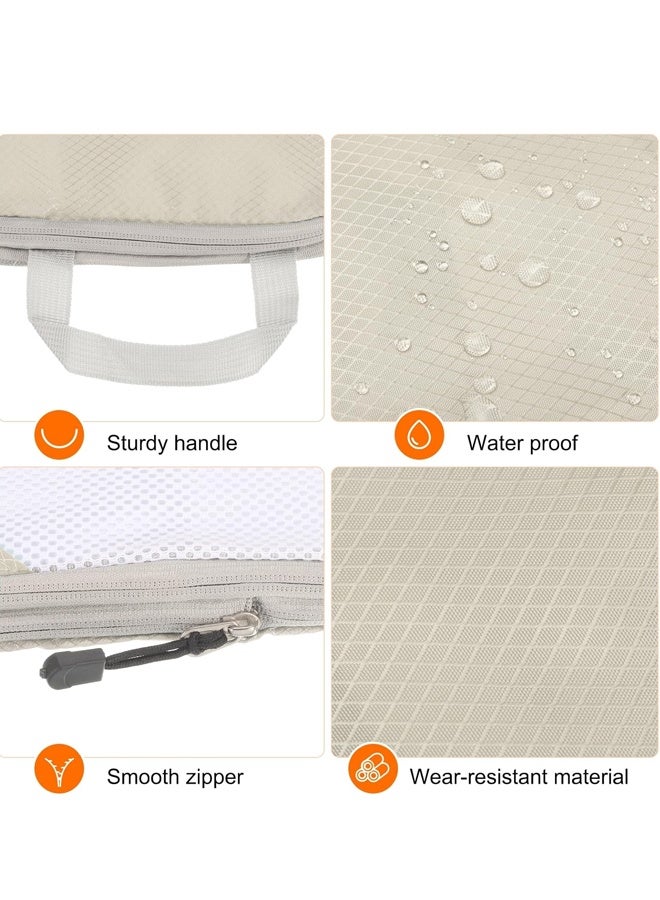 HOMESTAR 3 Pcs Compression Packing Cubes Bags , Compressible Space-Saving Packing Cubes for Travel - Compression Bags, Luggage Organizer, Home Travel Essentials - Image 5