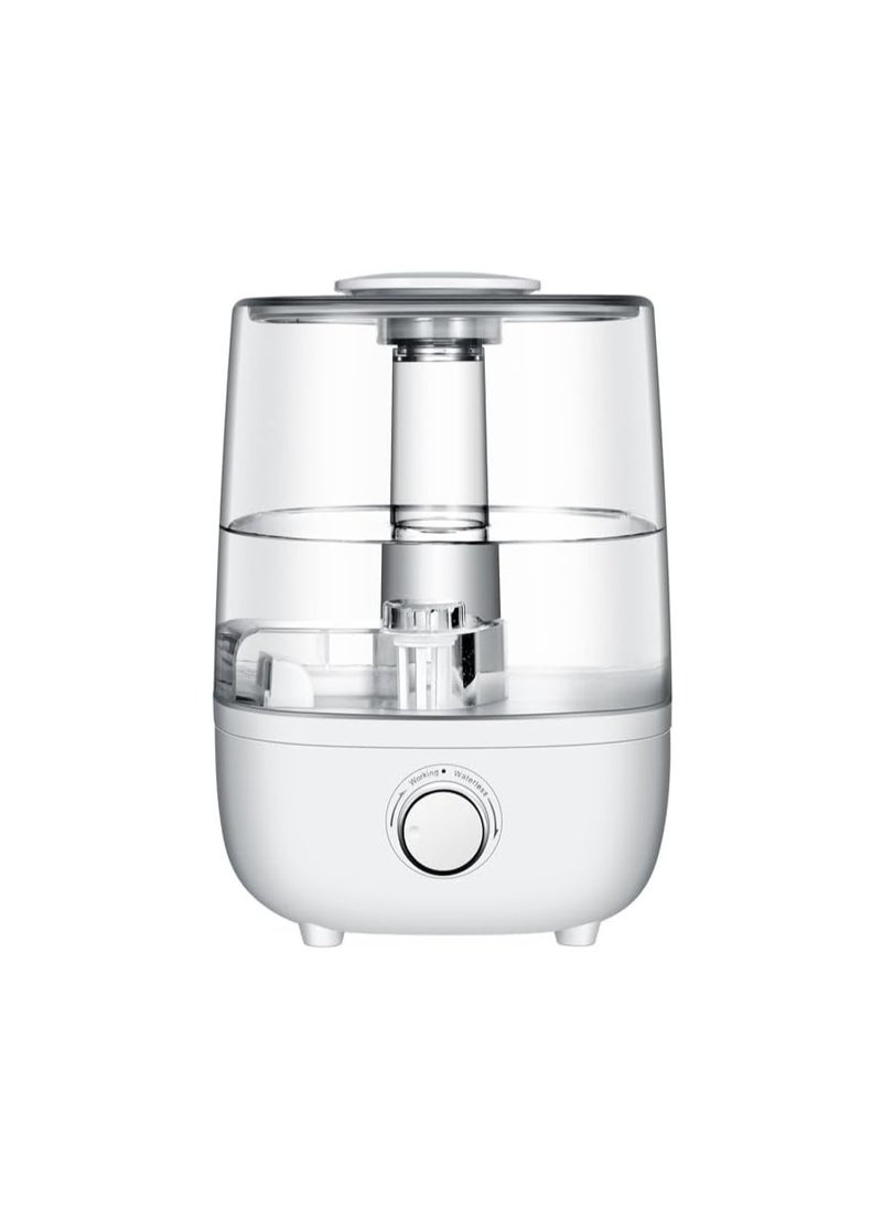 Mi VAZA - Cool Mist Humidifier, Adjustable Fog Automatic Shutdown Essential Oil Diffuser, Portable Ultrasonic Humidifier Mist Vaporizer, Quiet Large Capacity Air Atomizer For Home Office, (White 3) - Image 1