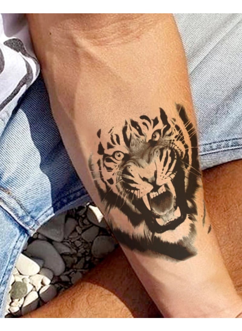 BP Tattoo - Realistic Tiger Tattoo Unisex Tiger Tattoo - Image 1