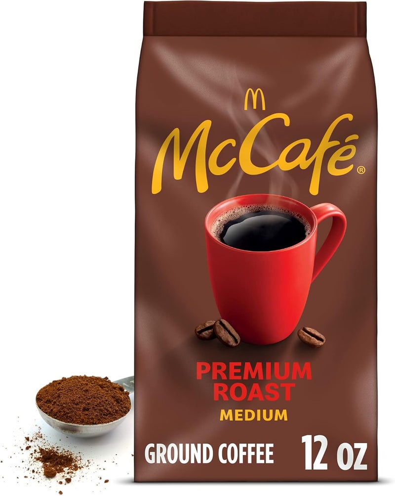 McCafe Premium Roast Smooth & Balanced Medium Roast Ground Coffee 340g Bag - Image 1