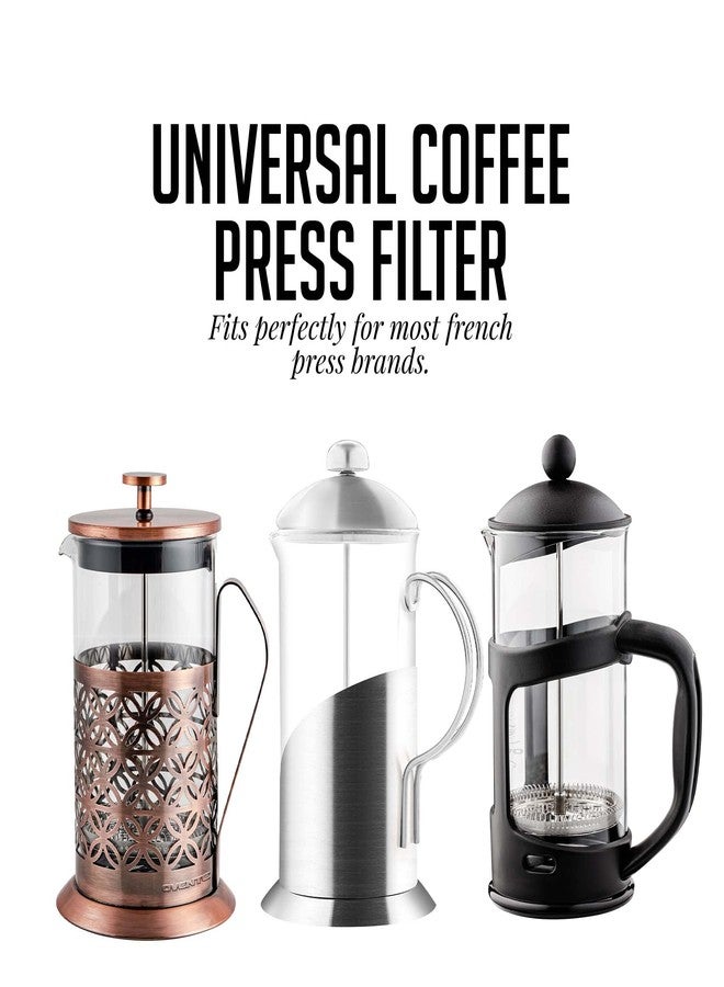 OVENTE 6 Pieces Mesh Replacement, Compatible with 27 Ounce Coffee French Press Brands, Universal Design of High-Grade Stainless-Steel Filter, ACPF7027S - Image 5
