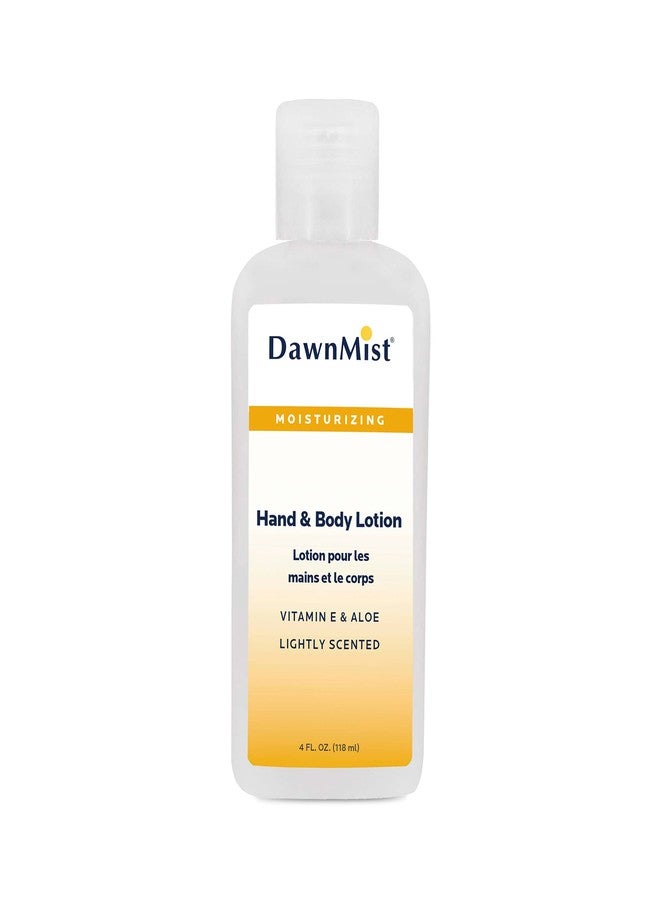 Dukal HL3343 Dawn Mist Hand and Body Lotion with Dispensing Cap, 4 oz. Bottle, Pack of 96