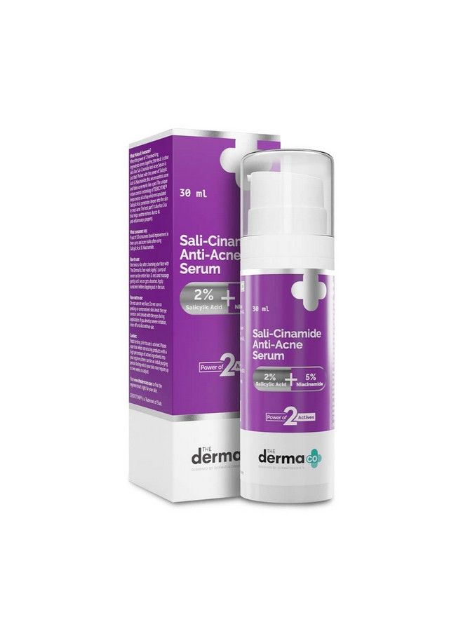 THE derma Co Salicinamide Antiacne Face Serum With 2% Salicylic Acid & 5% Niacinamide For Acne & Acne Marks 30Ml  - Image 1