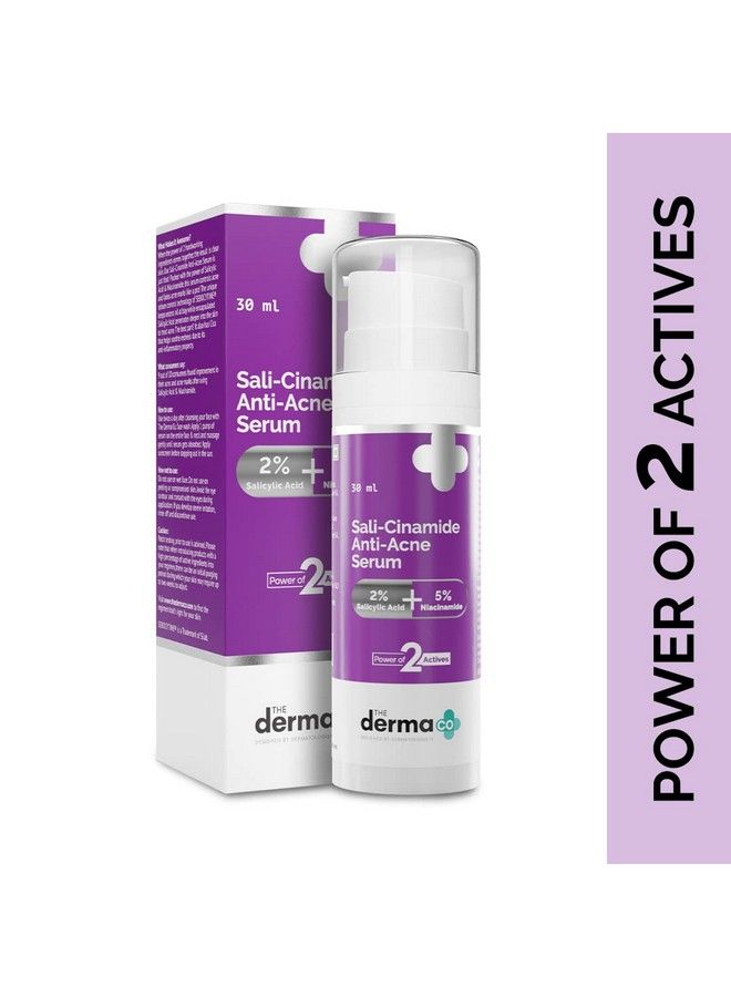 THE derma Co Salicinamide Antiacne Face Serum With 2% Salicylic Acid & 5% Niacinamide For Acne & Acne Marks 30Ml  - Image 3