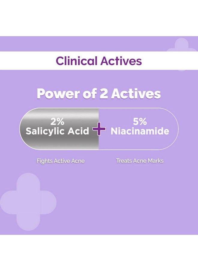 THE derma Co Salicinamide Antiacne Face Serum With 2% Salicylic Acid & 5% Niacinamide For Acne & Acne Marks 30Ml  - Image 4