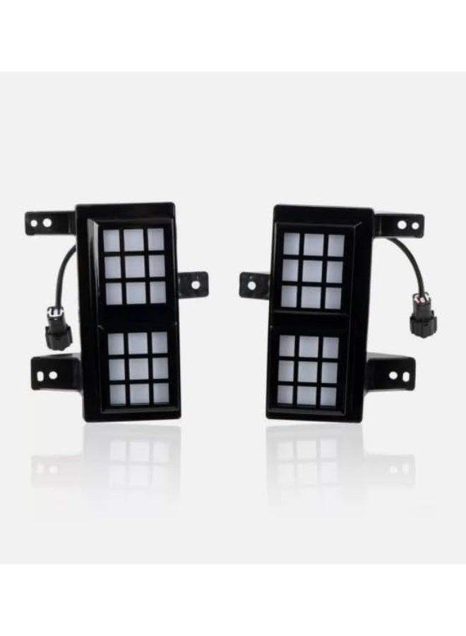 2pcs For Jetour Traveller T2 2023-2024 LED Fog Light Lamp Daytime Running Lights - Image 2