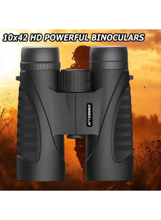 AfterWave 10x42 HD Binoculars FMC Multi Coated Optics 70 Percent Wider Field Of View - Image 2