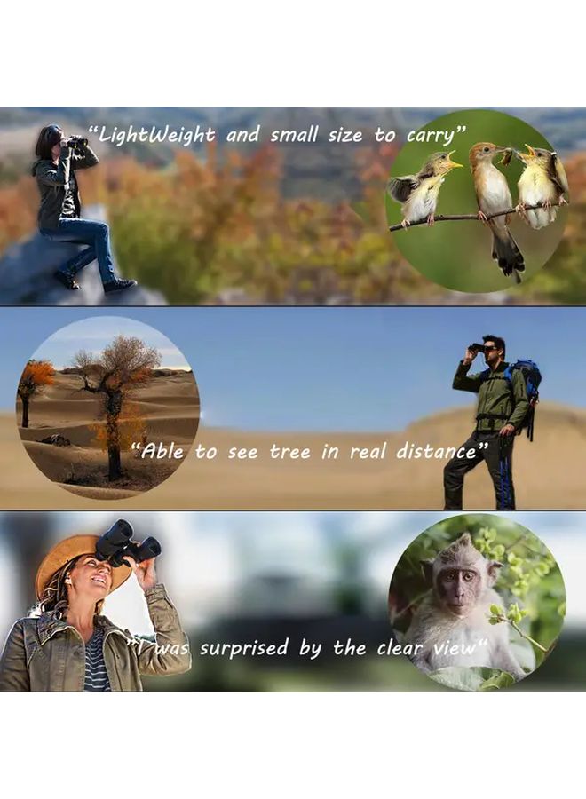 AfterWave 10x42 HD Binoculars FMC Multi Coated Optics 70 Percent Wider Field Of View - Image 5