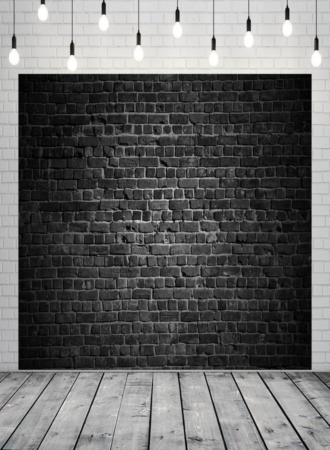BELECO 7x5FT (2.1x1.5m) Black Multi-purpose Polyester Fabric Brick Wall Backdrop - Image 5