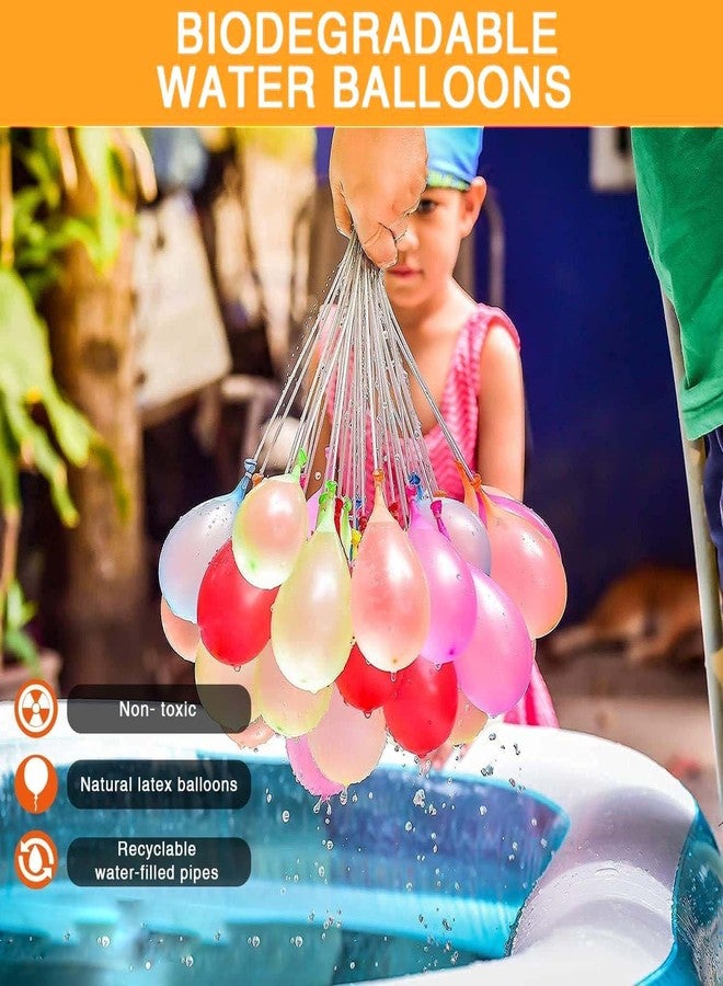 Go Hooked Rapid-Fill Holi Water Balloons Set of 3 | Self-Sealing Multi-Color Magic Water Balloons for Kids & Adults | Quick Fill Party Splash Balloons for Festivals & Outdoor Fun (111pcs, Multicolour) - Image 2