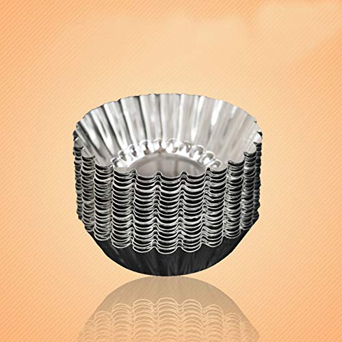 CHYIR 30 Pcs Egg Tart Cookie Molds Bakeware Cupcake Cake Baking Cups Mini Pie Pan Cake Cup Jelly Mould - Image 3