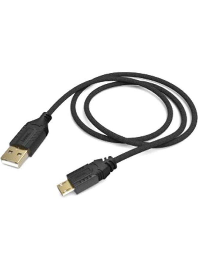 هاما كابل شحن ومزامنة من مايكرو يو إس بي إلى يو إس بي ٢.٠ ١.٥٠ متر (٤.٩٢ قدم) أسود