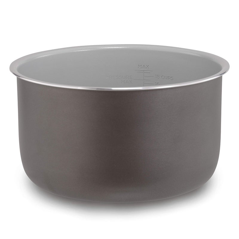 Ninja Foodi 65qt Ceramic Coated Nonstick Inner Pot Compatible with all Ninja Foodi 65 qt models Dishwasher Safe Gray 102FY300