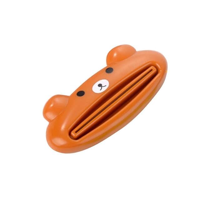istore Toothpaste Tube Squeezer | Cute Animal Toothpaste Clip | Multifunction Tube Roller Dispenser Tool | Easy Roll Toothpaste Squeeze Holder for Kids & Adults | Pack Of 2 - Image 1