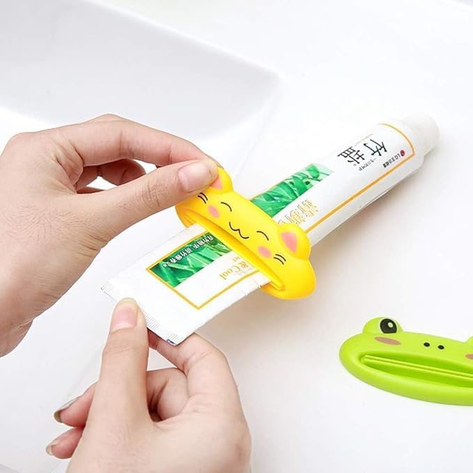 istore Toothpaste Tube Squeezer | Cute Animal Toothpaste Clip | Multifunction Tube Roller Dispenser Tool | Easy Roll Toothpaste Squeeze Holder for Kids & Adults | Pack Of 2 - Image 5