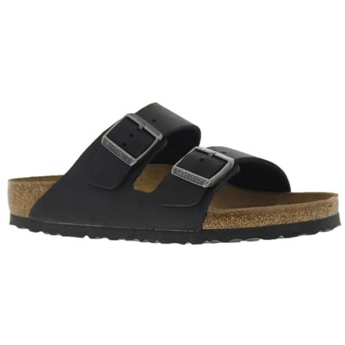 Birkenstock Unisex Arizona Sandal,Black Oiled Leather,37 N EU - Image 1