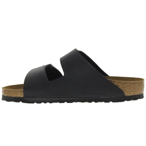 Birkenstock Unisex Arizona Sandal,Black Oiled Leather,37 N EU - Image 3