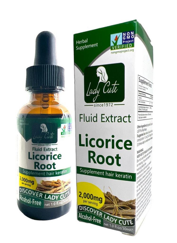 Generic - Licorice Root Herbal Supplement For Hair Growth 30 ML - Image 1