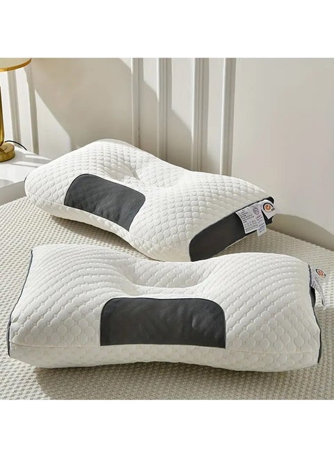 2pc Ergonomic Thin Neck Pillow, For Occipital And Orthopedic Neck Pillows, Helping To Sleep And Soothe The Neck Pillow Core Bedding