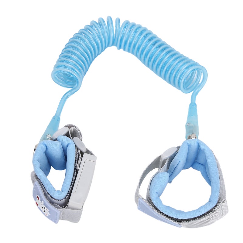2.5m / 8.2ft Kid Leash Harness Anti Lost Wrist Link Safety Wrist Leash for Toddlers BabyBlue - Image 4