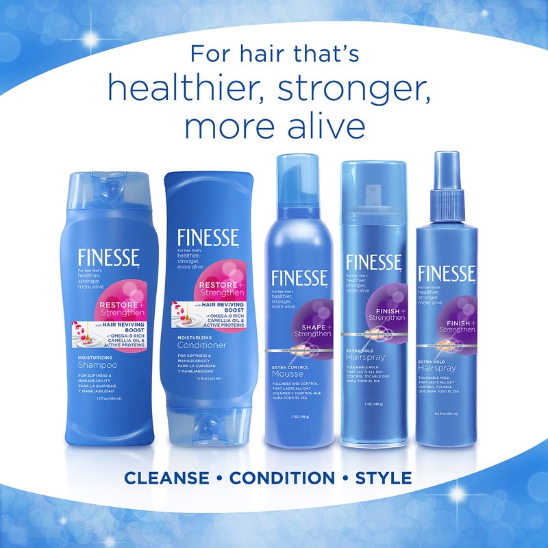 FINESSE Restore + Strengthen Normal Shampoo, 13 fl oz - Image 4