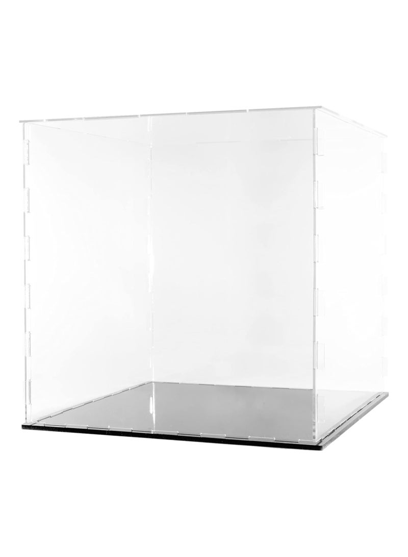 TPGP Clear Acrylic Display Case - Assemble Countertop Box for Display - Clear Display Box, Dustproof Protection Showcase for Toy Collectibles (12 x 12 x 12 inches) - Image 1