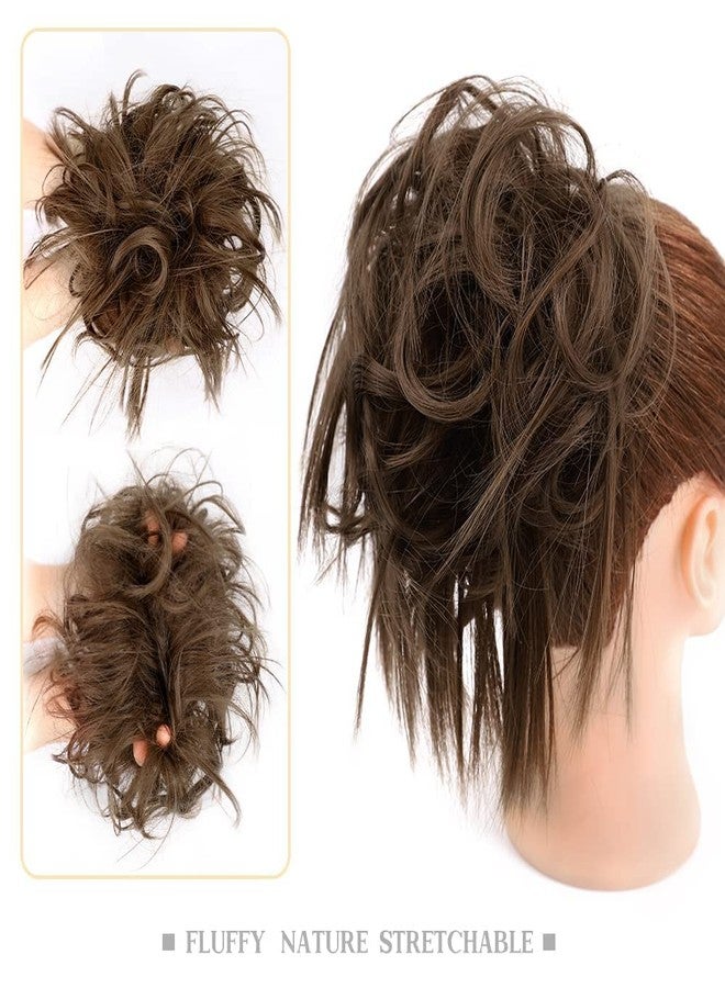 أتش أم دي وصلة شعر على شكل كعكة فوضوية مرفوعة من HMD، مع شريط مطاطي مرن، وصلات شعر صناعية للنساء - Image 5