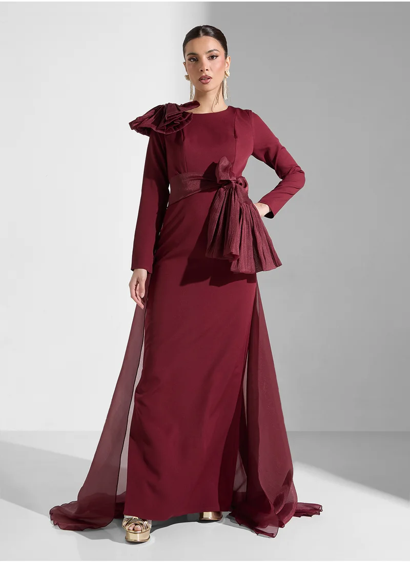 ايرا Bow Detailed Maxi Dress