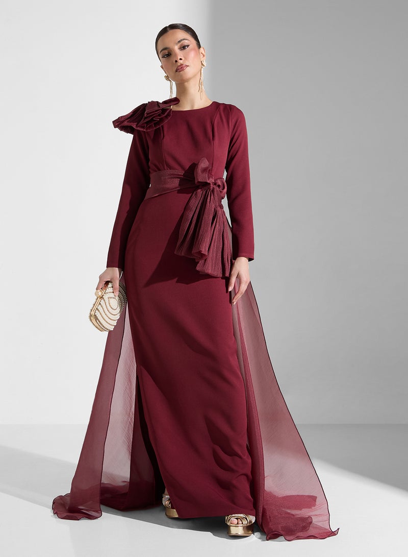 ايرا فستان ماكسي بشيفون - Image 4