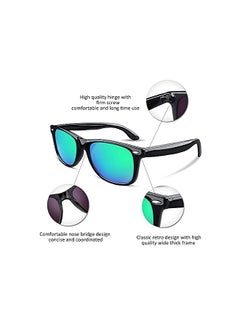 FEISEDY Women Retro Polarized Sunglasses Classic 80s Men Sunglasses Trendy UV400 B1858  - Image 3