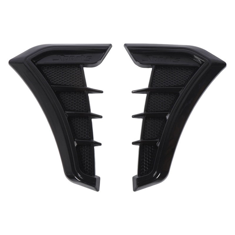 1 Pair Side Vent Trim Sporty Look Enhanced Performance Side Mudguard Air Wing Vent Trim Sticker for 1 Series E90 E91 Black - Image 5